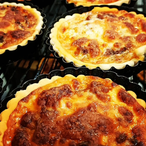 Tartes aux moules et mozzarella maison polpo